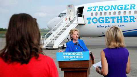 Dette flyet fra Xtra Airways skal fly passasjerer for Norwegian fra 1. august med mulighet for forlengelse. Det ble brukt av Hillary Clinton i forbindelse med presidentvalgkampen fra slutten av august i fjor frem til valgdagen.
