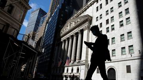 Vi står overfor paradokset at det er en rekke med finanskriser vi kan takke for at finansbransjen er så stor som den er. Her, New York Stock Exchange på Wall Street.