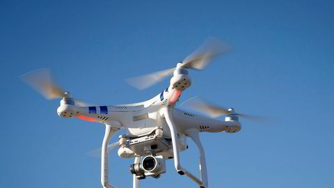 En drone ble tirsdag observert i nærheten av Oslo lufthavn. Illustrasjonsfoto: Heiko Junge / NTB scanpix