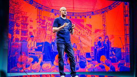 Daniel Ek, konsernsjef og grunnlegger av Spotify, tar Spotify på børs.