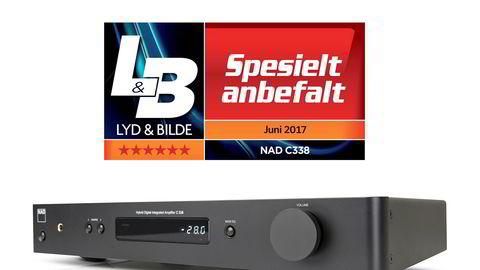 NAD C338. NAD C338 tryller frem godlyd uansett hvilken kilde du spiller fra.