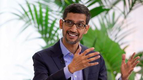 Alphabet-sjef Sundar Pichai la frem sitt første kvartalsresultat mandag kveld.