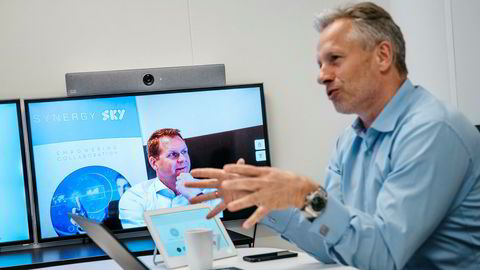 Markedsdirektør Vemun Waksvik styrer kontoret i Oslo, mens administrerende direktør Ståle Reitan bor i New York og møter DN via videokonferanse. Begge har jobbet i Tandberg.