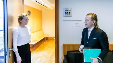 Eiendomsinvestor Thomas Løvsland møtte bostyrer Trude Gran Johansen i døren til rettssalen og første skiftesamling for hans Urban Bolig.