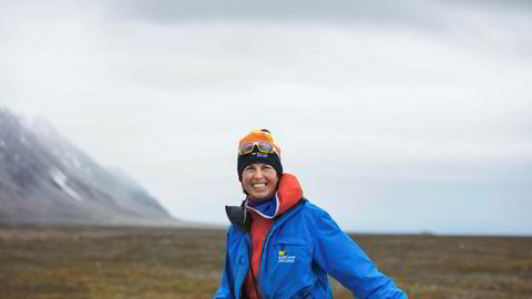 Brita Knutsen Dahl (52) er daglig leder i Basecamp Explorer as som driver turistvirksomhet på Svalbard og i Kenya. Her er hun fotografert på Svalbard.