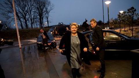 Statsminister Erna Solberg deltok på Solamøtet 2018, dagen etter at hun la frem ny regjeringsplattform. Solberg måtte haste videre etter talen sin. - Beklager at jeg ikke kan være her lengre, men jeg skal danne en regjering, sa Solberg til salen etter sin tale.