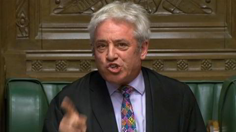 Speaker John Bercow sa et rungende "nay" og påførte statsminister Boris Johnson nok et nederlag i parlamentet.