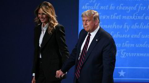 USAs president Donald Trump og førstedame Melania Trump har testet positivt for korona.
