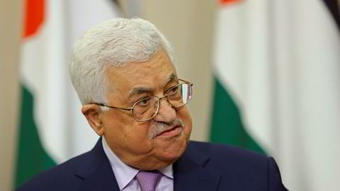 Palestinas president Mahmoud Abbas varsler et brudd med Israel.