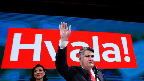 Sosialdemokraten Zoran Milanovic gikk seirende ut av valget i Kroatia på søndag. Han var landets statsminister fra desember 2011 til januar 2016.