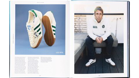 My Adidas. Oasis-vokalist Liam Gallagher og hans nyeste Adidas-samarbeid, LG II Spzl fra 2023, som kom i en farge han faktisk var fornøyd med.