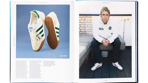 My Adidas. Oasis-vokalist Liam Gallagher og hans nyeste Adidas-samarbeid, LG II Spzl fra 2023, som kom i en farge han faktisk var fornøyd med.