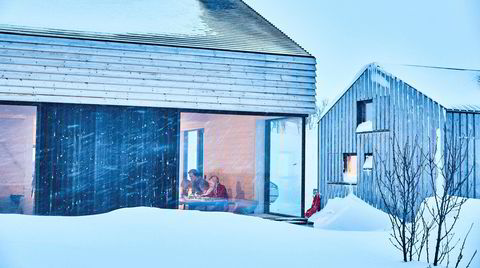 De valgte hytte fremfor hus