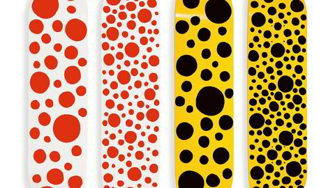 Kan du noen triks, da? Med utgangspunkt i «Dots Obsession» fra 1994 har Yayoi Kusama utsmykket brettenes underside; så man bør beherske et par triks for å få vist frem arbeidet.