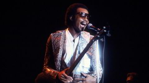 Michael Henderson huskes som el-bassist for Miles Davis og som soul/funk-soloartist. Her fotografert i Chicago, Illinois i 1979.