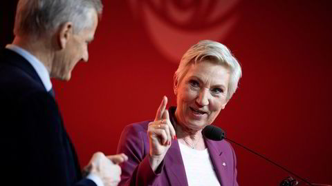 LO betaler og får både politikk, makt og posisjon tilbake, skriver Frps generalsekretær. Peggy Hessen Følsvik og Jonas Gahr Støre på Arbeiderpartiets landsmøte i år.