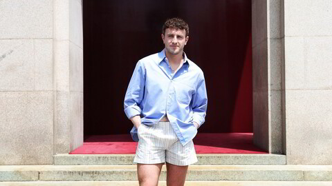 Mild og maskulin. Skuespiller Paul Mescal (28) gjestet Gucci-showet under Milan Fashion Week 17. juni i noe som lignet boksershorts.