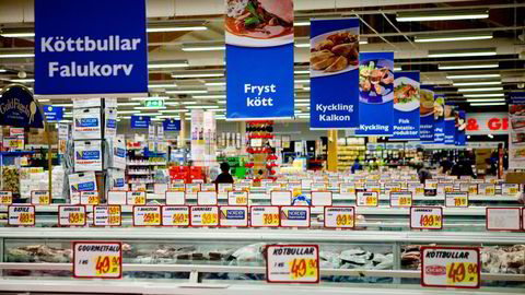 Nordby Supermarket i Svinesund, Sverige.