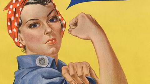 We can do it! Den ikoniske posteren fra 1943 ble senere brukt som symbol for kvinnebevegelsen. We Can Do It! Av J. Howard Miller /National Museum of American History.