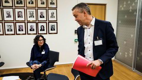 Coca-Cola-sjef Stein Rømmerud får tilbake hylleplass hos Rema. Her er han sammen Johanna Ellefsen Rostad i Ringnes under et møte om sukkeravgiften hos næringsministeren tidligere denne uken.