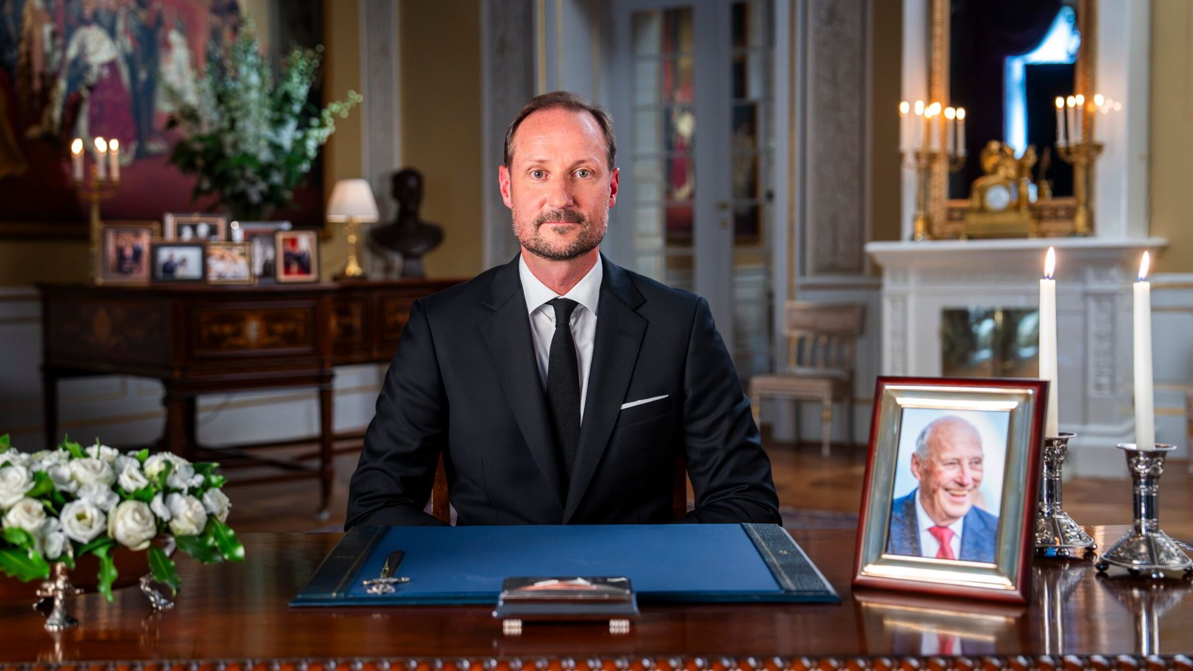 Kong Haakon i talen om sin far: –Takk for at du var en så god pappa for Märtha og meg