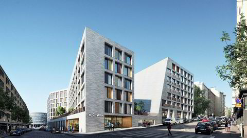 Slik blir Citybox nye hotell i Helsingfors seende ut når det åpner i 2023.