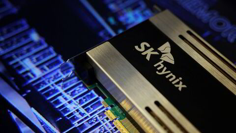 SK Hynix er en av de viktigste leverandørene til utbygging av datasentre for kunstig intelligens med avanserte dataminnebrikker. Ordrebøkene er fulle.