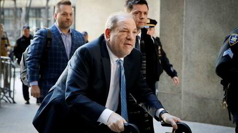 Den tidligere filmmogulen Harvey Weinstein.