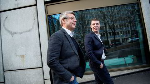 Jo Christian Oterhals (til høyre) skal sammen med partner Morten Andreas Meyer lede First House' teknologirådgivning.