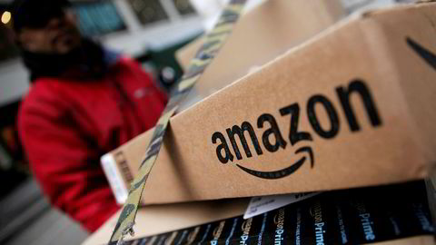 En Amazon-leveranse i New York, en av byene stedene der den amerikanske handelsgigantens såkalte Prime-kunder får gratis levering av varer samme dag som de bestilles.