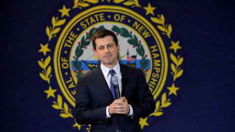Pete Buttigieg sier at uansett hva som skjer videre, er det foreløpige resultatet i Iowa en seier for hans valgkamp. Hakk i hæl følger Bernie Sanders.