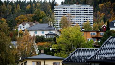 12.10.16. Investorene kikker ut av Oslo og gjerne mot Drammen for å finne sekundærboliger som gir tilstrekkelig avkastning. Illustrasjonsbilde.