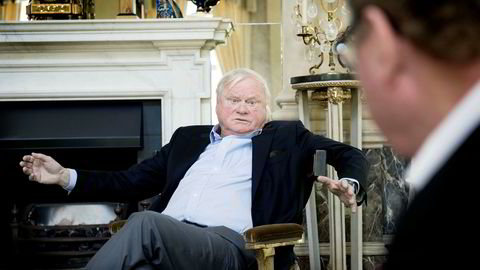 Skipsreder og investor John Fredriksen her i sitt hjem, «The Old Rectory», i London,