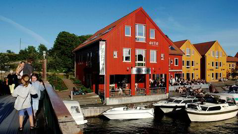 Restaurant Bølgen&amp;Moi i Kristiansand må melde oppbud på grunn av koronasituasjonen. Her fotografert en sommerdag i høysesongen.