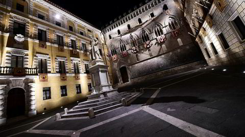 Verdens eldste bank, Banca Monte dei Paschi di Siena, risikerer å gå konkurs.