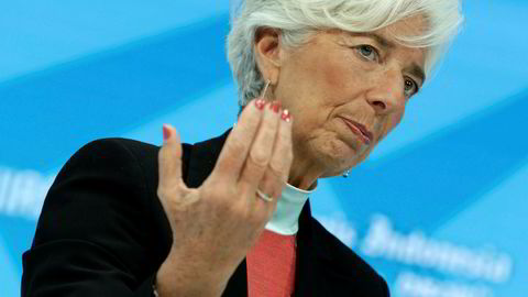 Direktør i det internasjonale pengefondet (IMF), Christine Lagarde. Her fra et IMF-møte i oktober.