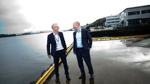 Egil Messmer (til venstre) har gjort det igjen. 1,5 år etter at han startet opp selskapet Wexus selges 60 prosent av aksjene til Norvestor og Tor Erling Gunnerød for rundt 150 millioner kroner.
