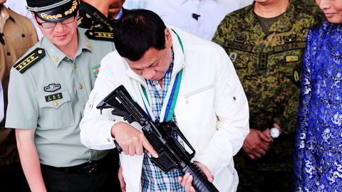 Fillippinnenes president Rodrigo Duterte har stor innflytelse i hjemlandet. Denne gangen tok seieren på forskudd.