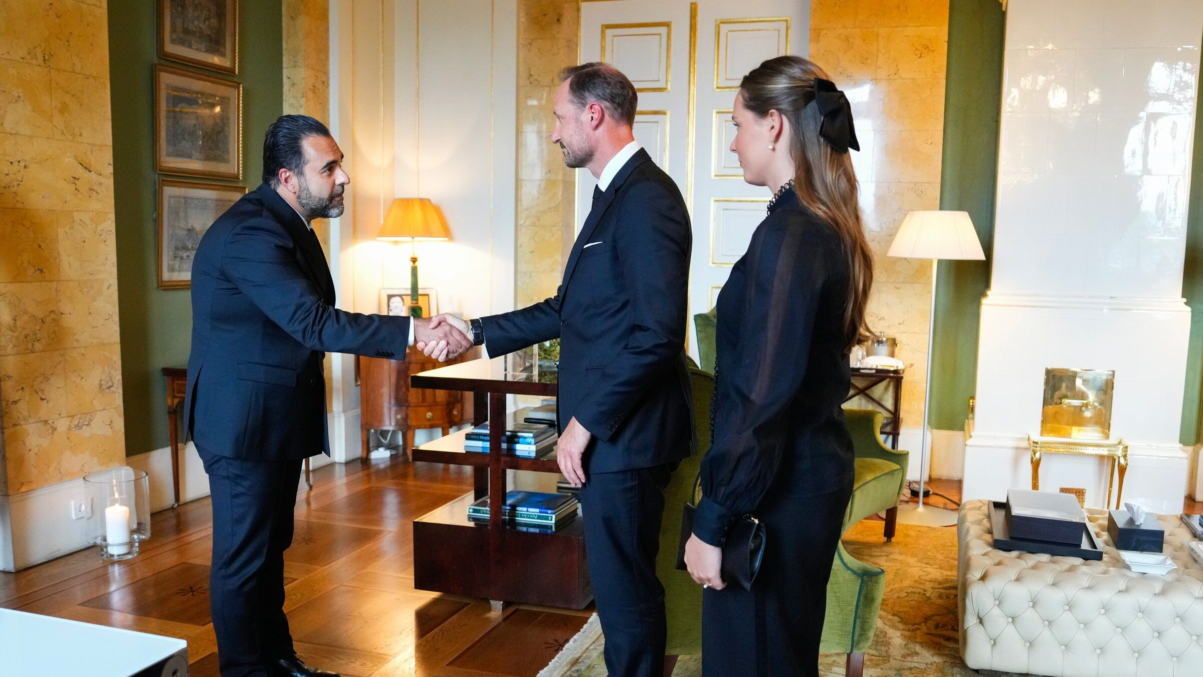 Kong Haakon mottok kondolanser fra stortingspresidenten