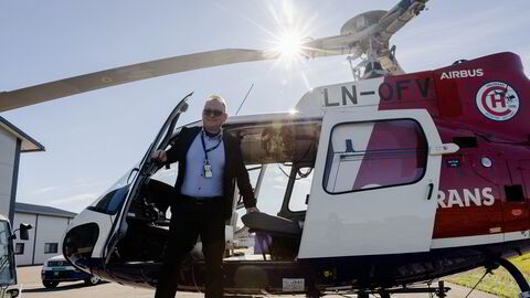 Tidligere Norwegian-topp Ole Christian Melhus har i fire år forsøkt å snu trenden i Helitrans. Fredag ble det meldt oppbud i selskapet.