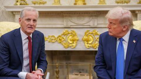 Statsminister Jonas Gahr Støre på besøk hos Donald Trump. Gir det flere resultater en hyggelige ord?