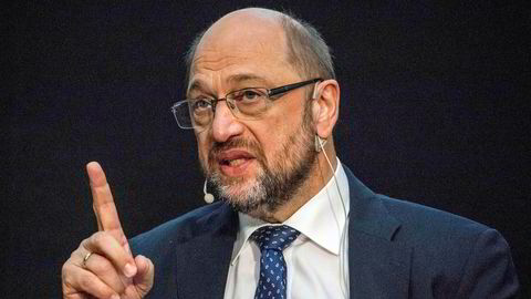 Lederen for de tyske sosialdemokratene Martin Schulz går hardt ut mot Donald Trump og kaller han «uberegnelig».