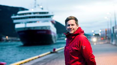 Hurtigrutens konsernsjef Daniel Skjeldam sier for første gang at selskapet vil søke nytt anbud med staten fra 2020. Her med hurtigruteskipet MS «Nord-Norge» på havnen i Tromsø.