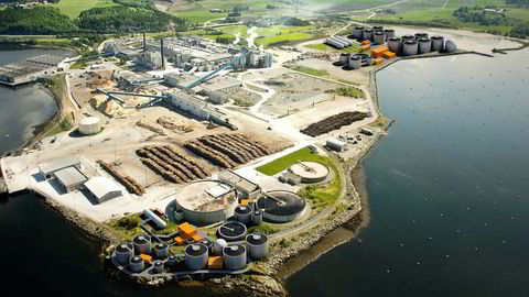 Biokrafts fabrikk i Skogn ligger vegg i vegg med Norske Skogs papirfabrikk. Biogassanlegget får tilført råstoff fra avløpsvannet fra papirfabrikken