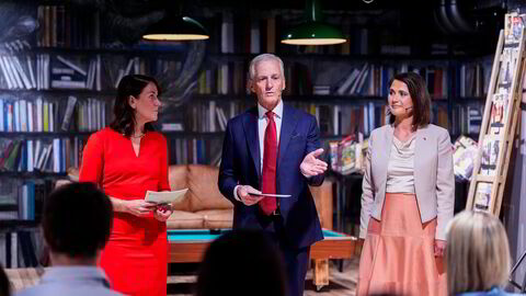Arbeids- og inkluderingsminister Tonje Brenna (Ap), statsminister Jonas Gahr Støre (Ap), og kunnskapsminister Kari Nessa Nordtun (Ap), lover at norske barn skal bli «verdens beste lesere».