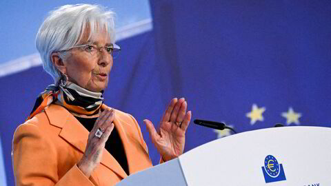 ECB-sjef Christine Lagarde.