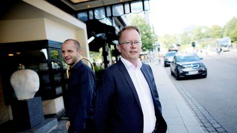 Robin Reed og Frode Fagerli (til venstre) i Gaming Innovation Group kritiseres for regnskapspraksis og håndtering av en rekke oppkjøp.