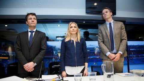 Dopingjusen er uavklart på prinsipielt viktige punkter, noe som gir seg utslag i ulike dommerholdninger, skriver artikkelforfatteren. Her er Therese Johaug med sine advokater Christian B. Hjorth (til venstre) og Mikkel Toft Gimse under høringen i dopingsaken i januar 2017.