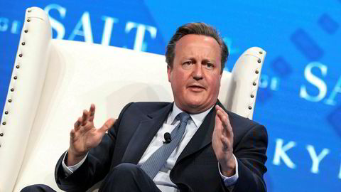 Tidligere statsminister David Cameron har kapret Kina-jobb. Bildet er tatt under en konferanse i Las Vegas i USA tidligere i år. Foto: REUTERS/Richard Brian