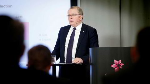 Statoil-sjef Eldar Sætre la torsdag morgen frem den ferske kvartalsrapporten.